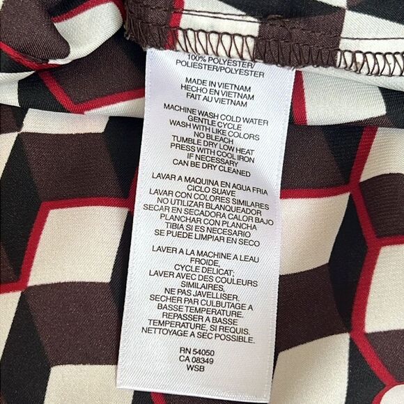 Nine West Black and Red Geometric Suit Separates - Picture 5 of 5